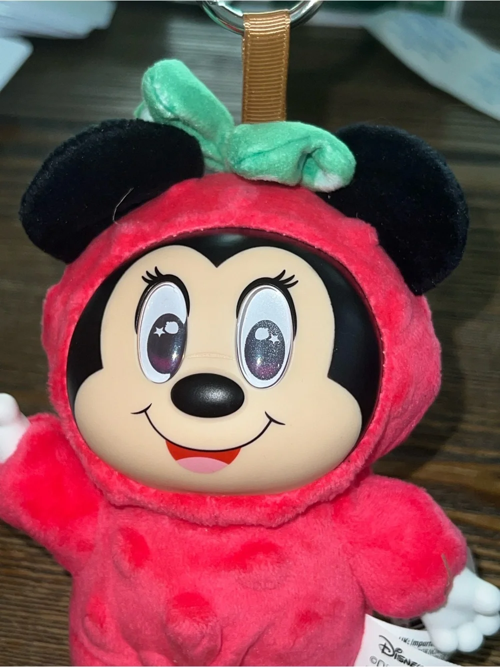 Disney Fresh Picked Minnie Mouse Vinyl Plush keychain NEW